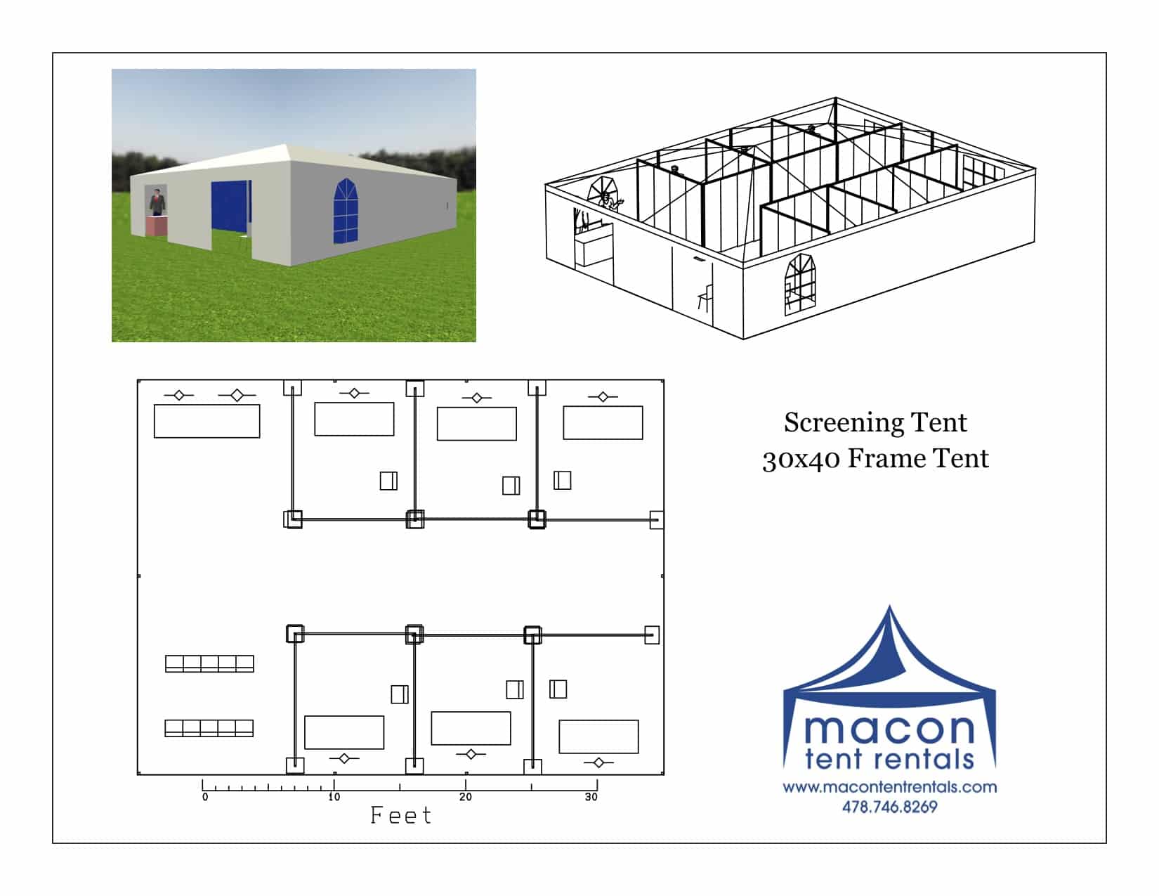 COVID-19 Screening Tent Structure